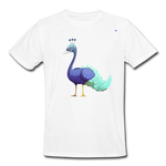 Men's Workwear T-Shirt "peacock" - blanco