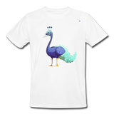 Men's Workwear T-Shirt "peacock" - blanco