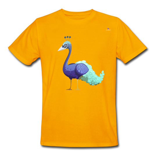 Men's Workwear T-Shirt "peacock" - dorado