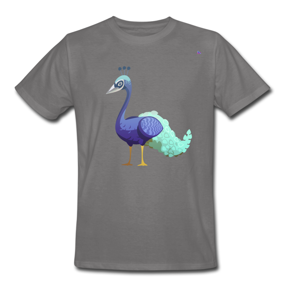 Men's Workwear T-Shirt "peacock" - gris