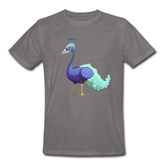 Men's Workwear T-Shirt "peacock" - gris