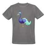 Men's Workwear T-Shirt "peacock" - gris