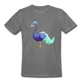 Men's Workwear T-Shirt "peacock" - gris