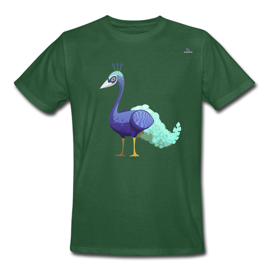 Men's Workwear T-Shirt "peacock" - verde botella