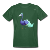 Men's Workwear T-Shirt "peacock" - verde botella