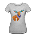 Women's Organic T-Shirt by Stanley & Stella "moose" - gris jaspeado