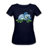 Women's Organic T-Shirt by Stanley & Stella "koala" - azul marino