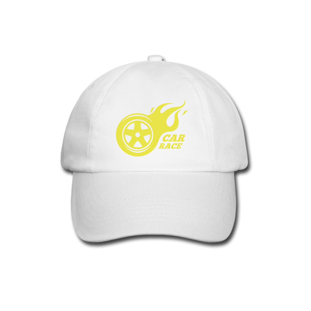 Baseball Cap "car race" - blanco/blanco
