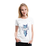 Women's Premium T-Shirt "Arrow comic style" - blanco