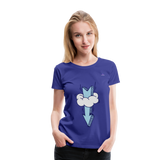 Women's Premium T-Shirt "Arrow comic style" - azul real