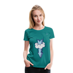 Women's Premium T-Shirt "Arrow comic style" - azul océano