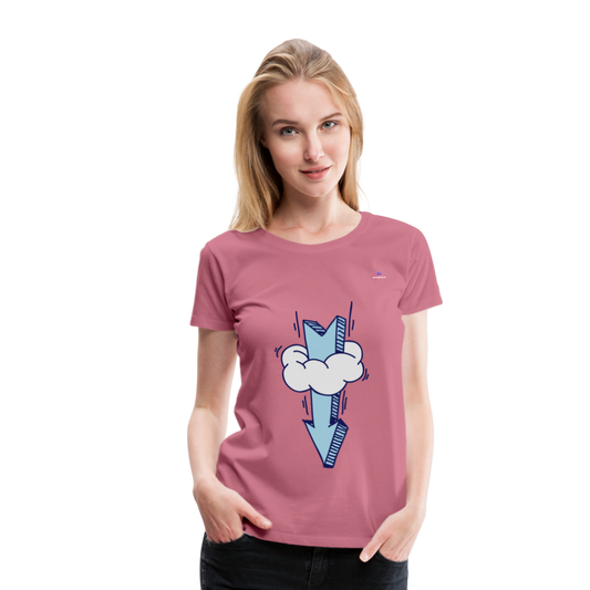 Women's Premium T-Shirt "Arrow comic style" - malva