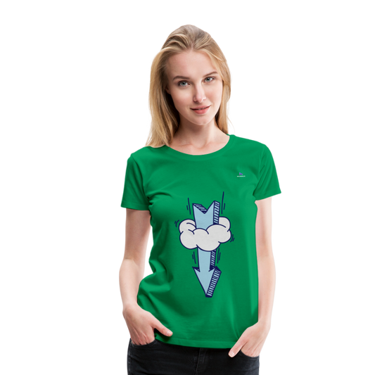 Women's Premium T-Shirt "Arrow comic style" - verde 