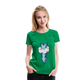 Women's Premium T-Shirt "Arrow comic style" - verde 