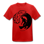 Men's Breathable T-Shirt "Surfer" - rojo