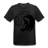 Men's Breathable T-Shirt "Surfer" - negro