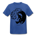 Men's Breathable T-Shirt "Surfer" - azul royal