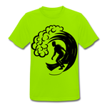 Men's Breathable T-Shirt "Surfer" - verde neón