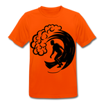 Men's Breathable T-Shirt "Surfer" - naranja neón