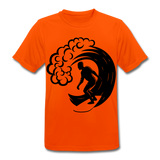 Men's Breathable T-Shirt "Surfer" - naranja neón