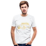 Men's Slim Fit T-Shirt "sweet car" - blanco