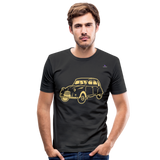 Men's Slim Fit T-Shirt "sweet car" - negro