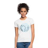 Women's T-Shirt "moon" - blanco