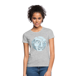 Women's T-Shirt "moon" - gris jaspeado