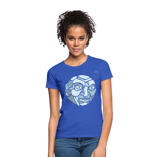 Women's T-Shirt "moon" - azul royal