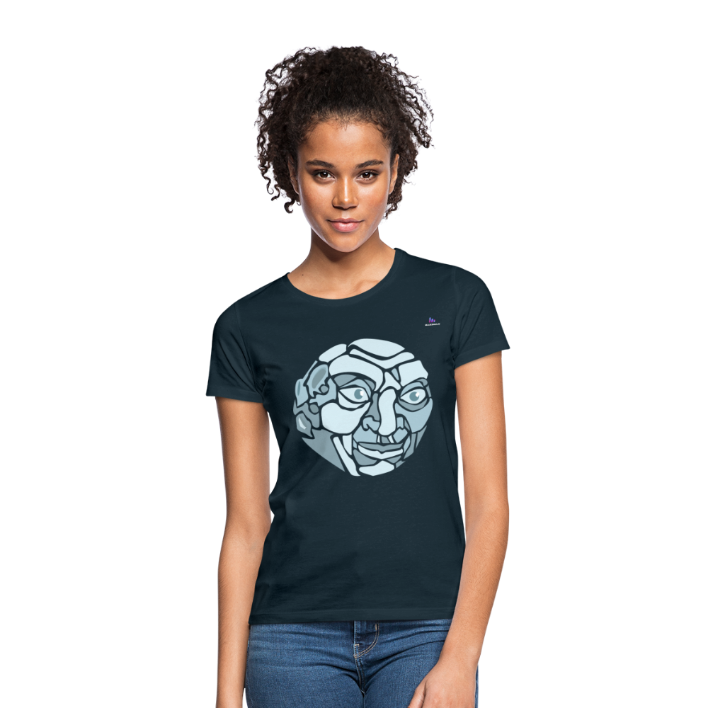 Women's T-Shirt "moon" - azul marino