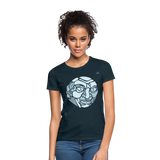 Women's T-Shirt "moon" - azul marino