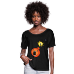 Flowy Women’s T-Shirt by Bella + Canvas "Bomb" - negro