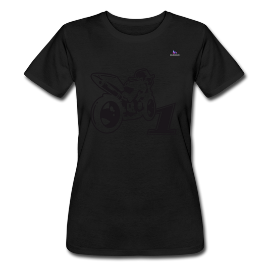 Women’s Slim-Fit T-shirt Bella + Canvas "No 1 Bike" - negro