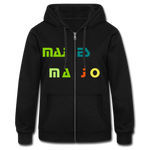 Women's Heavyweight Hooded Jacket "majesmajo" - negro