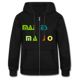 Women's Heavyweight Hooded Jacket "majesmajo" - negro