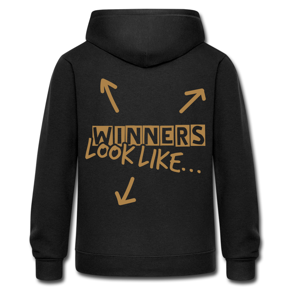 Women's Heavyweight Hooded Jacket "majesmajo" - negro