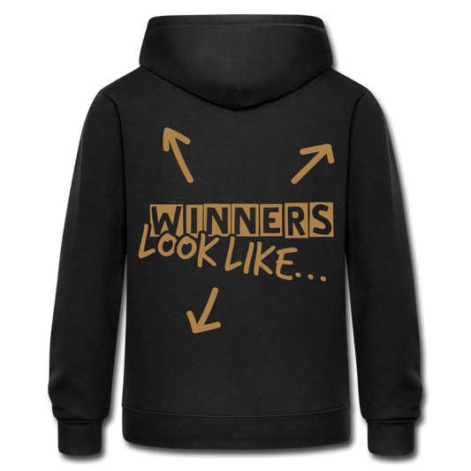 Women's Heavyweight Hooded Jacket "majesmajo" - negro