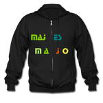 Men's Heavyweight Hooded Jacket "majesmajo" - negro