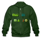 Men's Heavyweight Hooded Jacket "majesmajo" - forrest