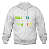 Men's Heavyweight Hooded Jacket "majesmajo" - blanco/jaspeado