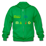 Men's Heavyweight Hooded Jacket "majesmajo" - verde 