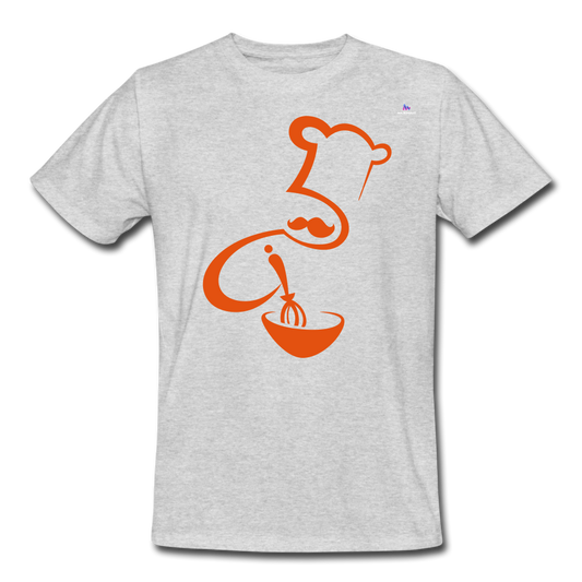 Men's Workwear T-Shirt "Cook" - gris jaspeado