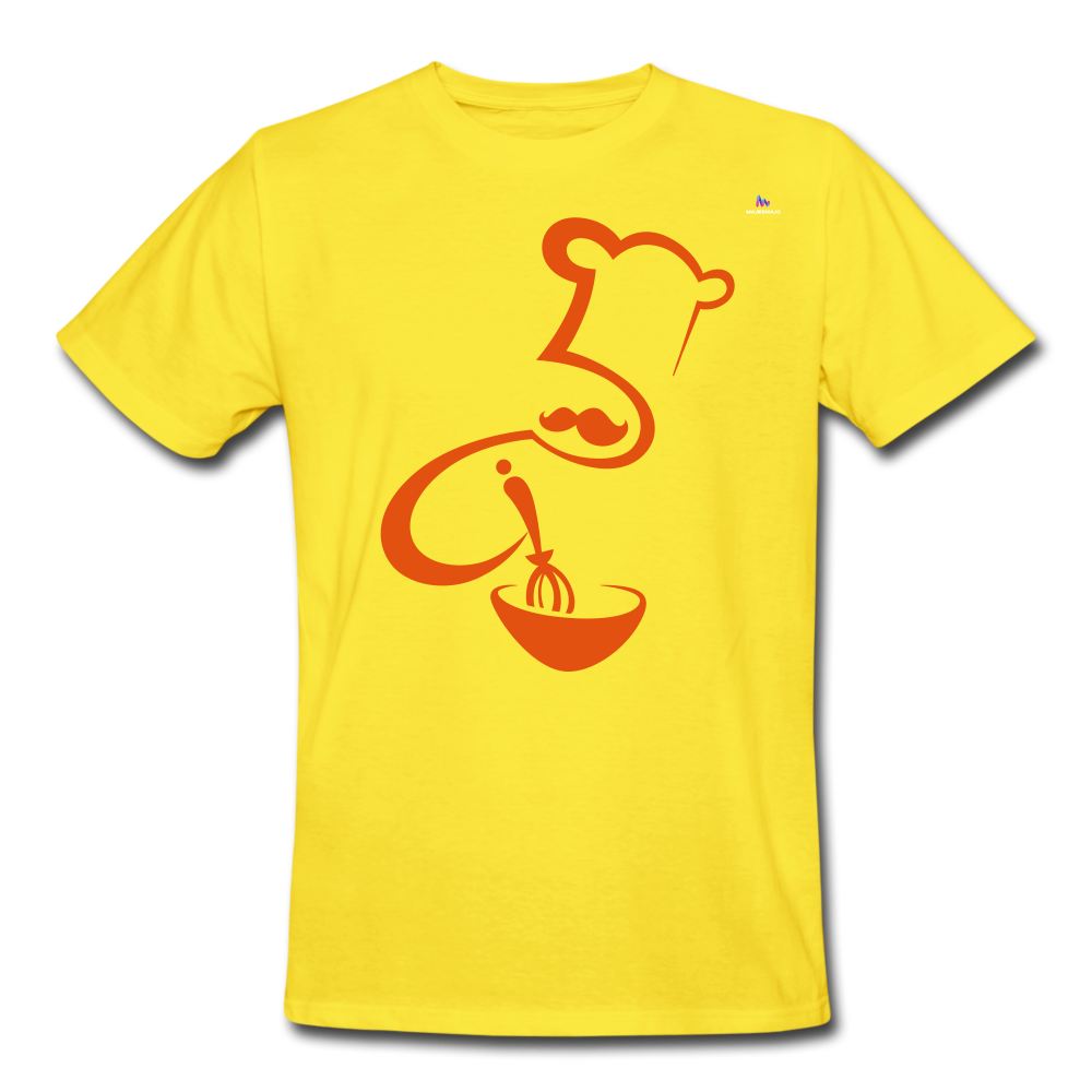 Men's Workwear T-Shirt "Cook" - amarillo