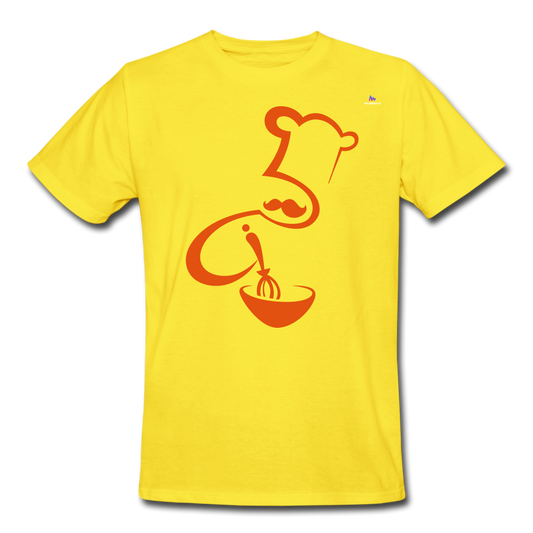 Men's Workwear T-Shirt "Cook" - amarillo