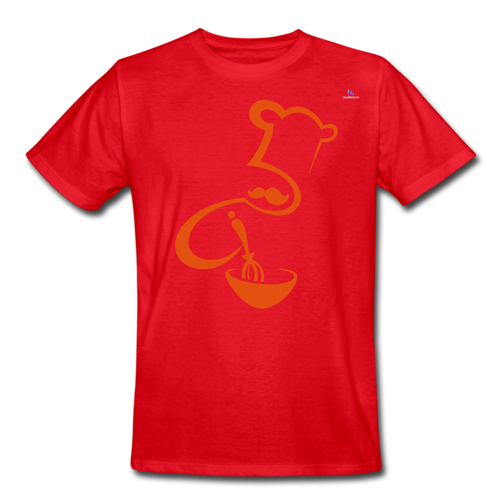 Men's Workwear T-Shirt "Cook" - rojo