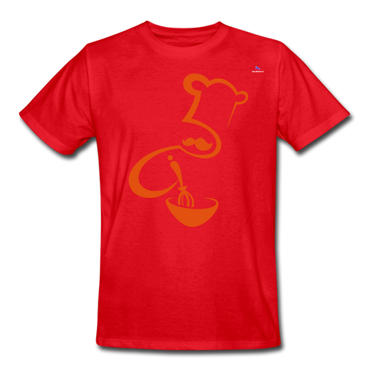 Men's Workwear T-Shirt "Cook" - rojo