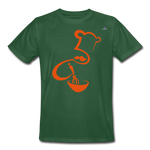 Men's Workwear T-Shirt "Cook" - verde botella