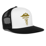 Trucker Cap "ambulancier" - blanca/negro