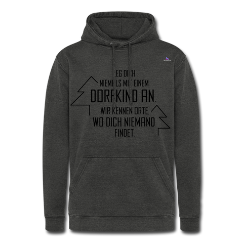 Unisex Vintage Hoodie "Dorfkind" - negro vintage