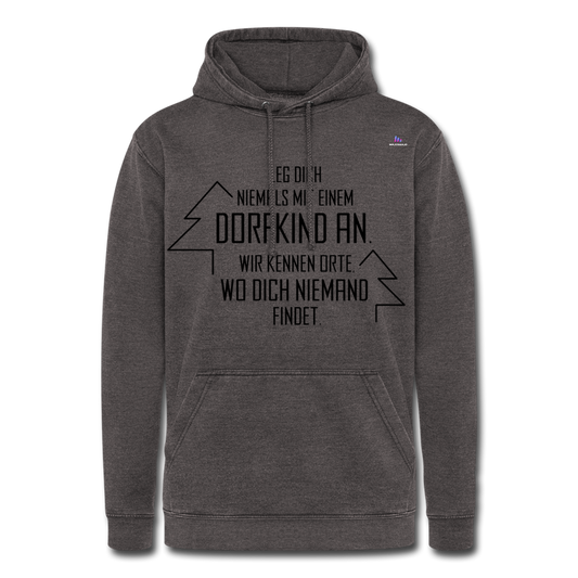 Unisex Vintage Hoodie "Dorfkind" - gris vintage